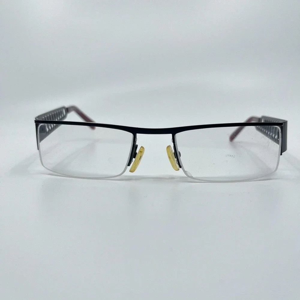Schubach‎ Originals Eyeglasses Frames High Roller Black Red 51-18-130 H6898